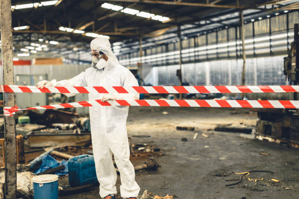 Professional Infectious Disease Decontamination technician working in Paris, IL